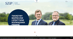 Desktop Screenshot of kancelaria-szip.pl